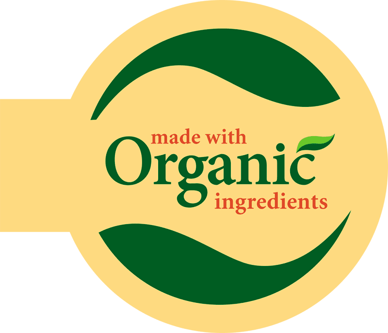 Made with Organic ingredients