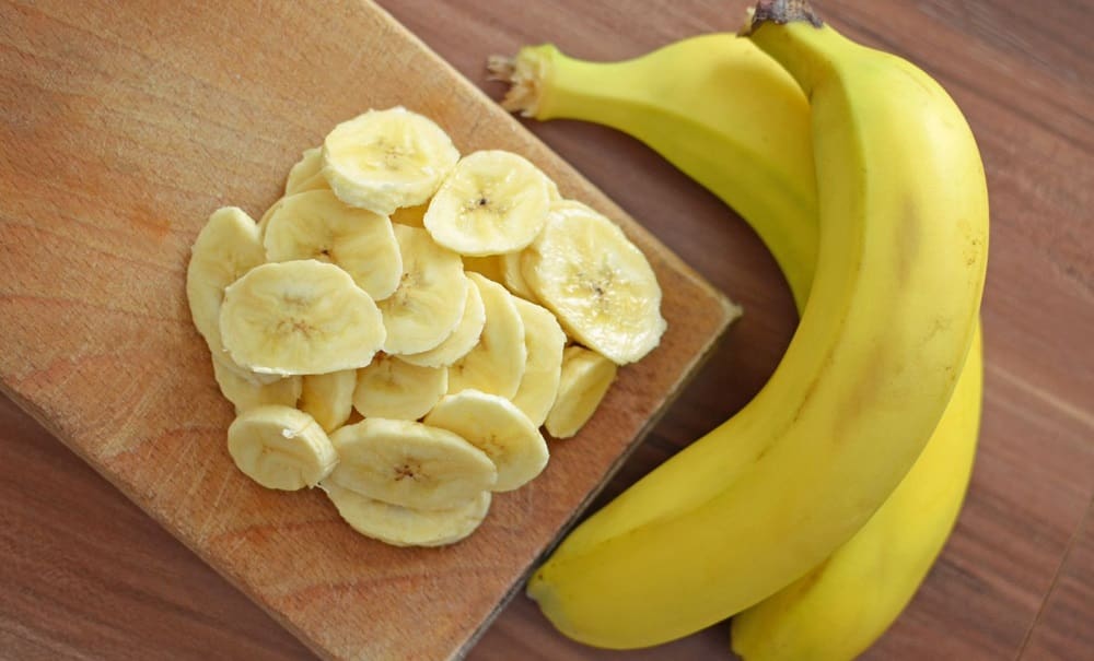 Кусочки бананов для чипсов