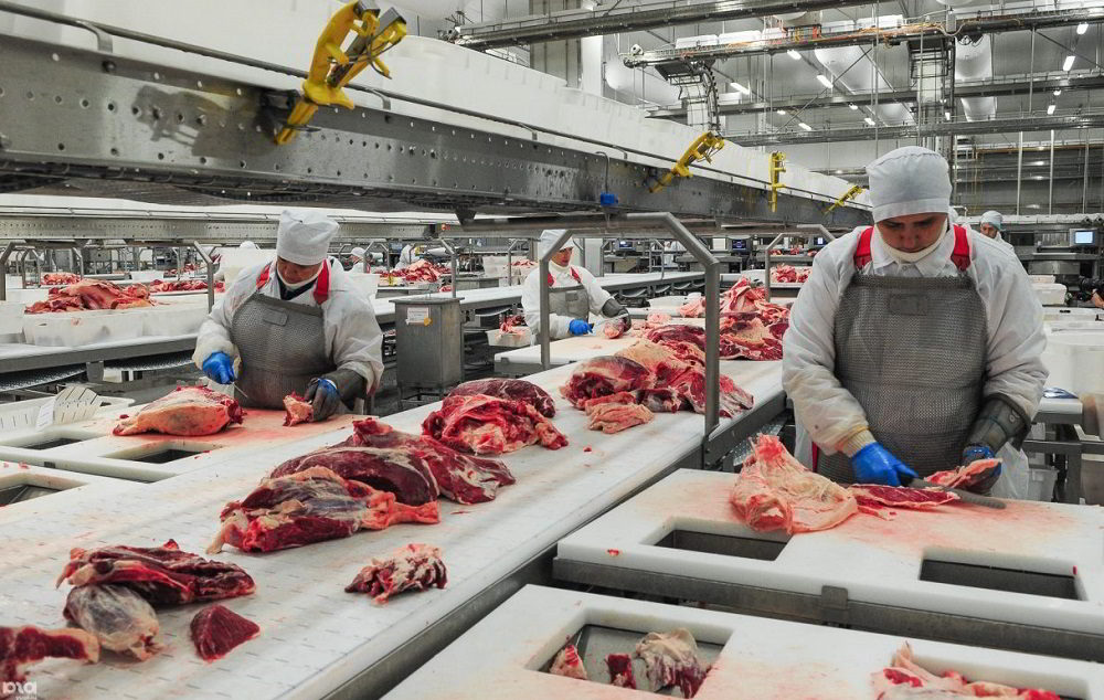 Подготовка промышленного мяса