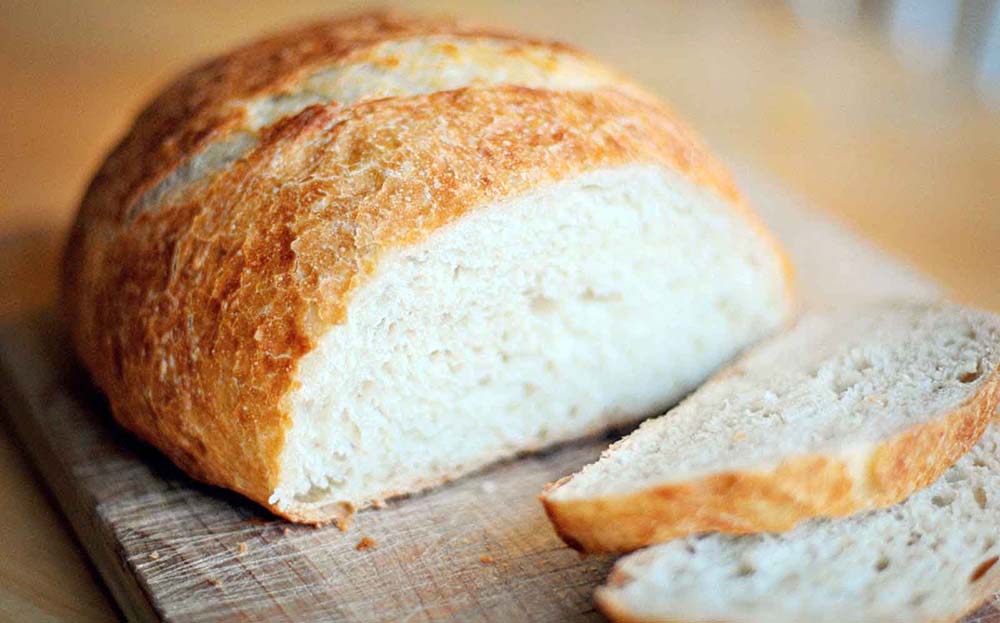 Пшеничный хлеб без дрожжей