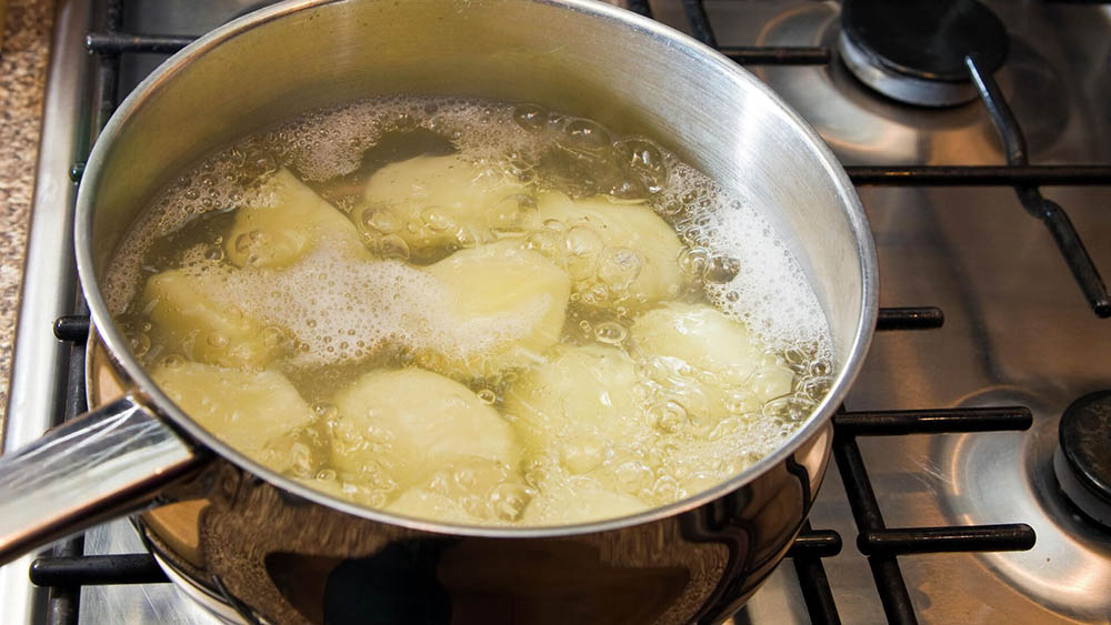 Картофель для вареников с луком