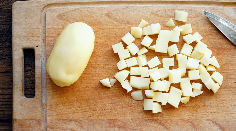 Картофель для пельменей с тыквой