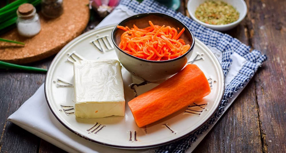 Морковь и сыр